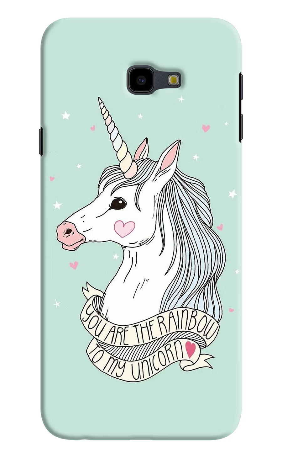 Unicorn Wallpaper Samsung J4 Plus Back Cover, Hard case