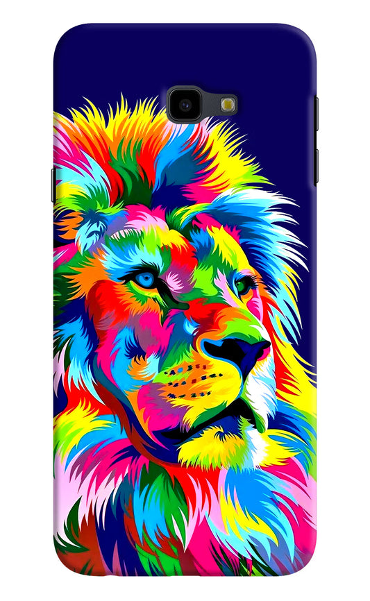 Vector Art Lion Samsung J4 Plus Hard Case Back Cover by Casekaro