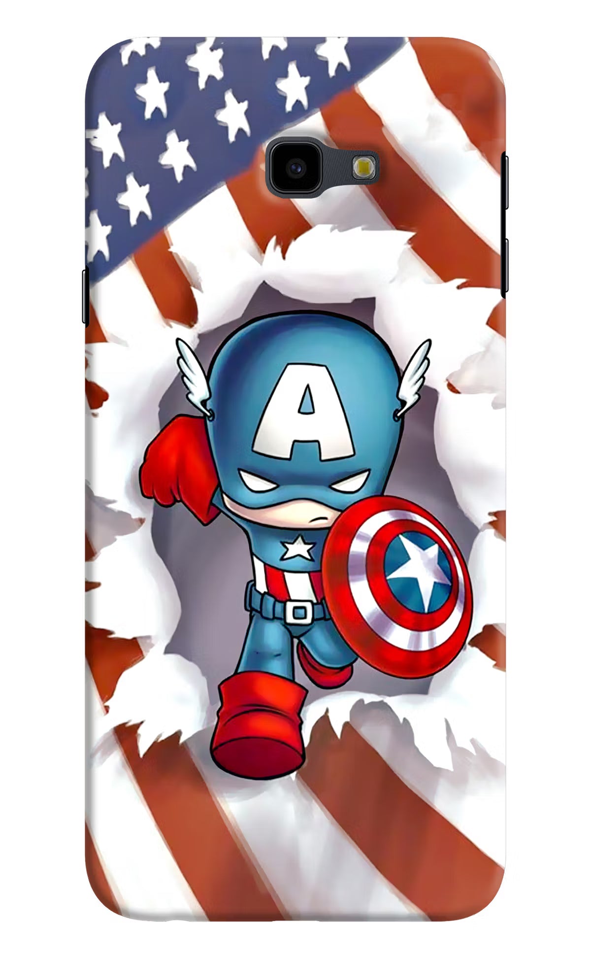 Captain America Samsung J4 Plus Hard Case Back Cover by Casekaro