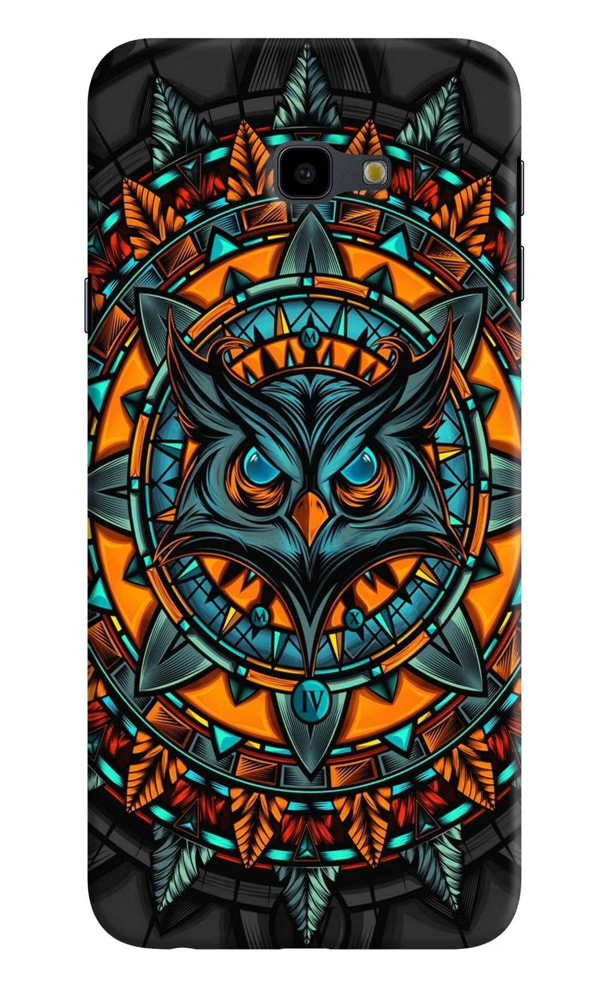 Angry Owl Art Samsung J4 Plus Hard Case Back Cover by Casekaro