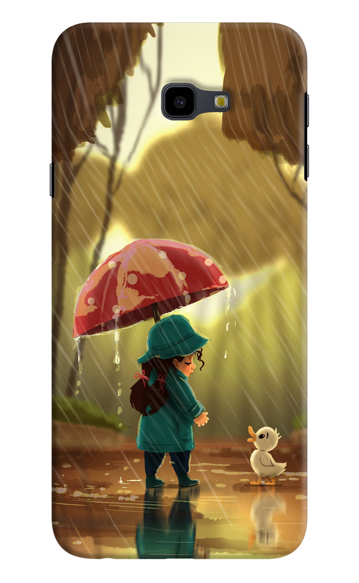 Rainy Day Samsung J4 Plus Hard Case Back Cover by Casekaro