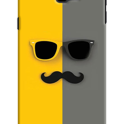 Sunglasses with Mustache Samsung J4 Plus Hard Case Back Cover by Casekaro