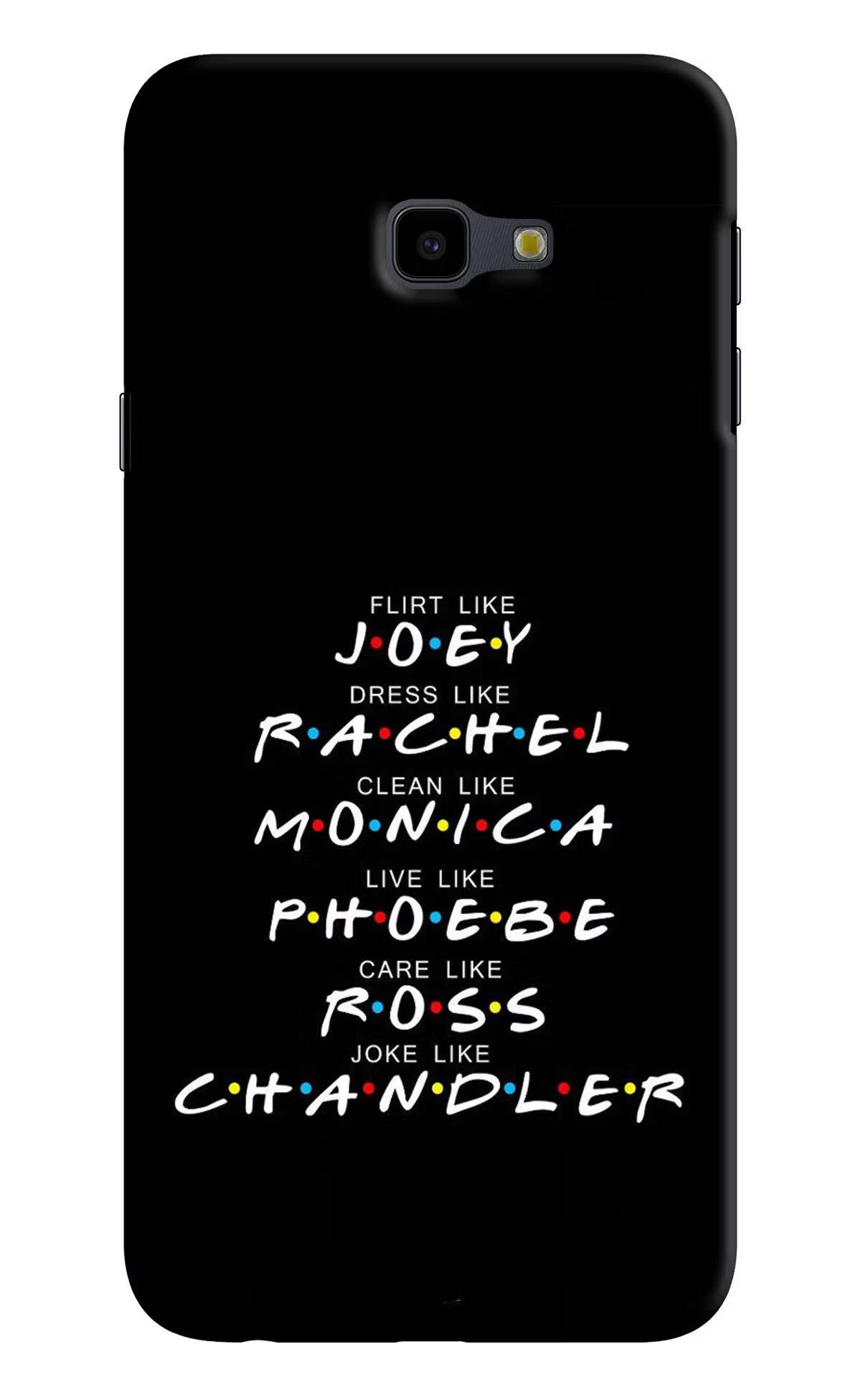 FRIENDS Character Samsung J4 Plus Hard Case Back Cover by Casekaro