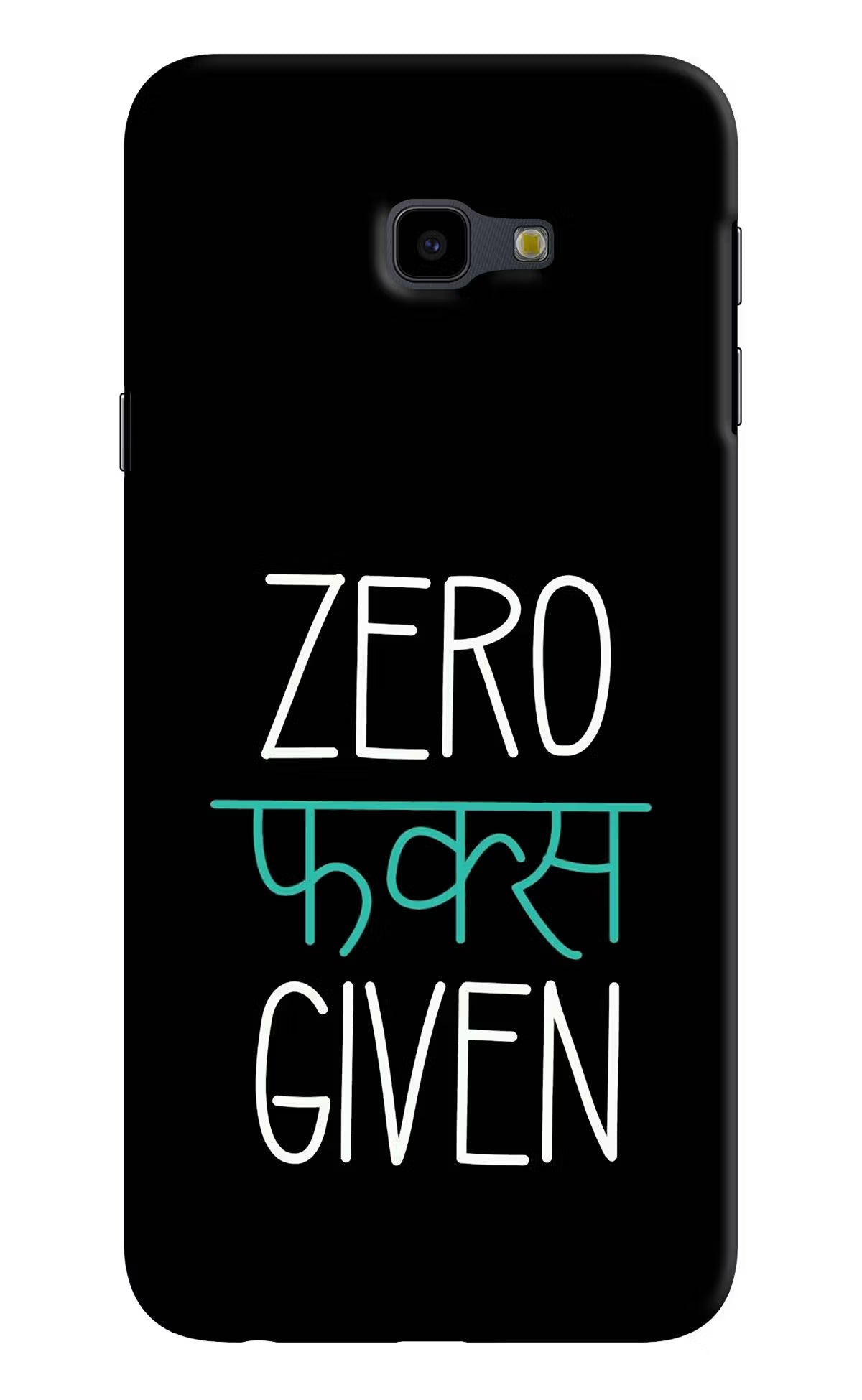 Zero Fucks Given Samsung J4 Plus Hard Case Back Cover by Casekaro