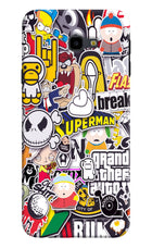 Sticker Bomb Samsung J4 Plus Hard Case Back Cover by Casekaro