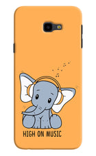 High On Music Samsung J4 Plus Hard Case Back Cover by Casekaro