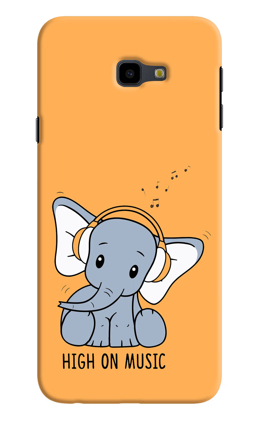 High On Music Samsung J4 Plus Back Cover, Hard case