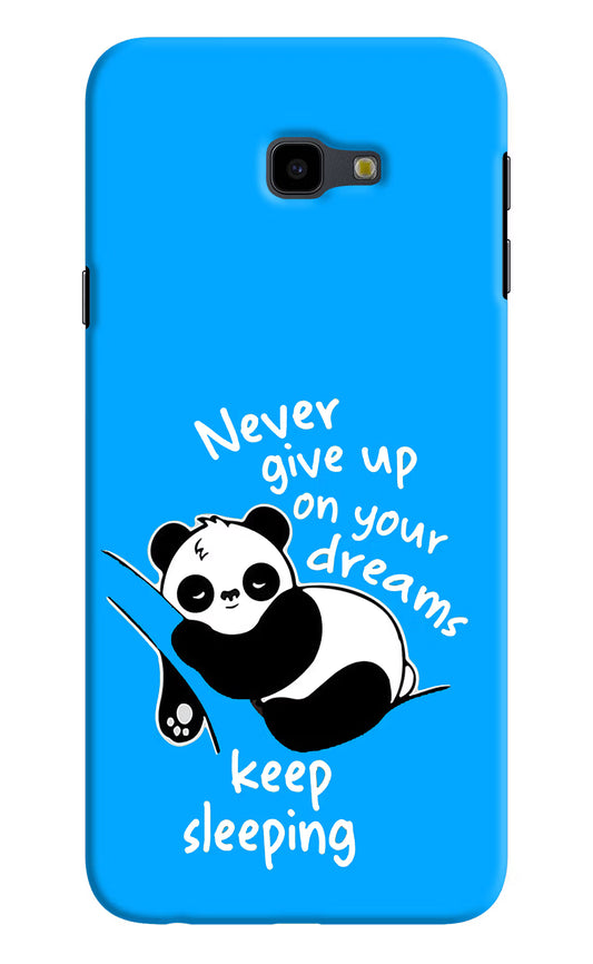 Keep Sleeping Samsung J4 Plus Hard Case Back Cover by Casekaro