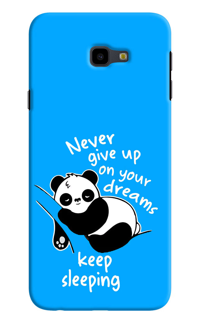 Keep Sleeping Samsung J4 Plus Hard Case Back Cover by Casekaro