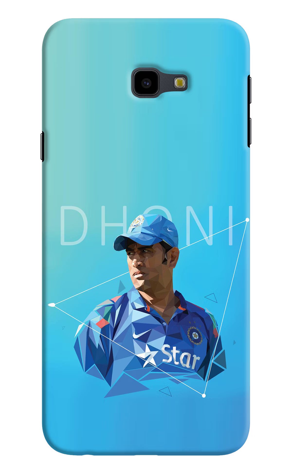 Dhoni Artwork Samsung J4 Plus Hard Case Back Cover by Casekaro