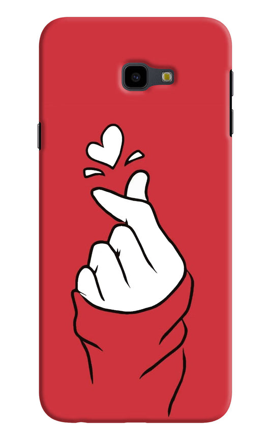 Korean Love Sign Samsung J4 Plus Hard Case Back Cover by Casekaro