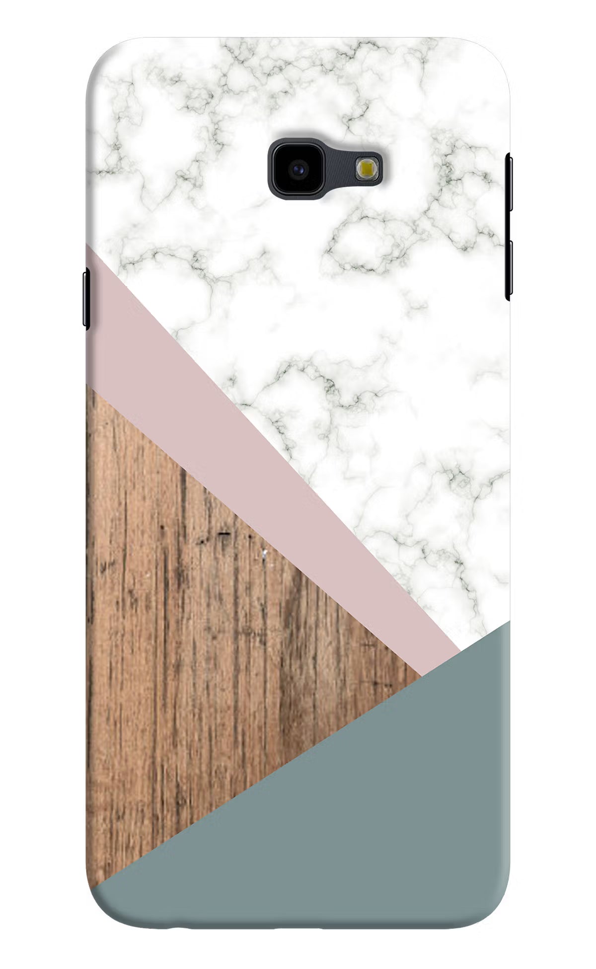 Marble wood Abstract Samsung J4 Plus Hard Case Back Cover by Casekaro