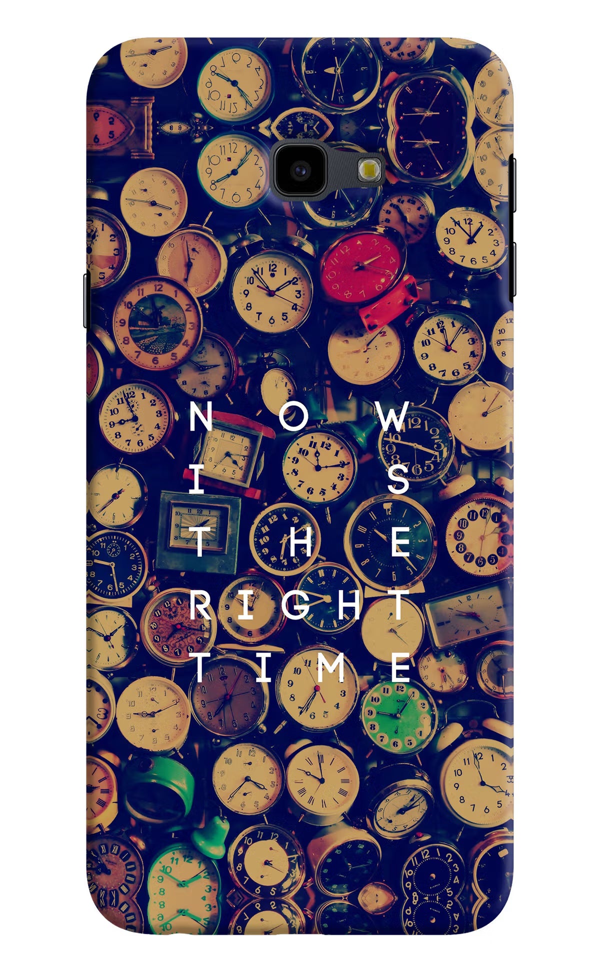 Now is the Right Time Quote Samsung J4 Plus Hard Case Back Cover by Casekaro