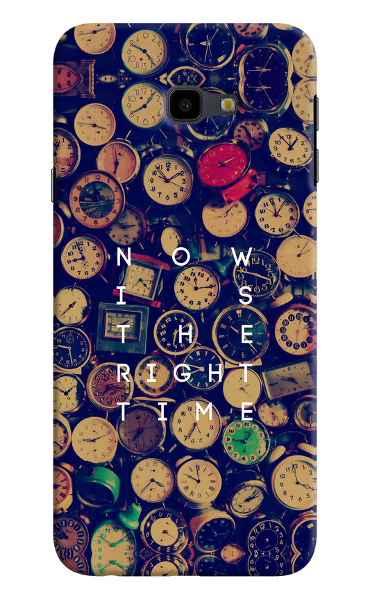 Now is the Right Time Quote Samsung J4 Plus Hard Case Back Cover by Casekaro