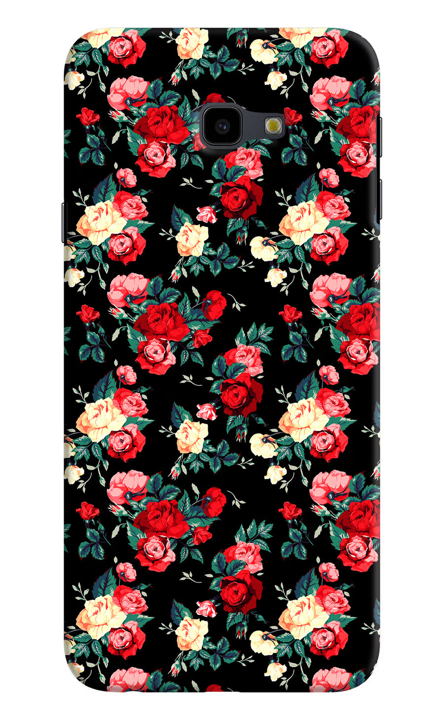 Rose Pattern Samsung J4 Plus Back Cover, Hard case