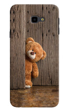 Teddy Wooden Samsung J4 Plus Hard Case Back Cover by Casekaro