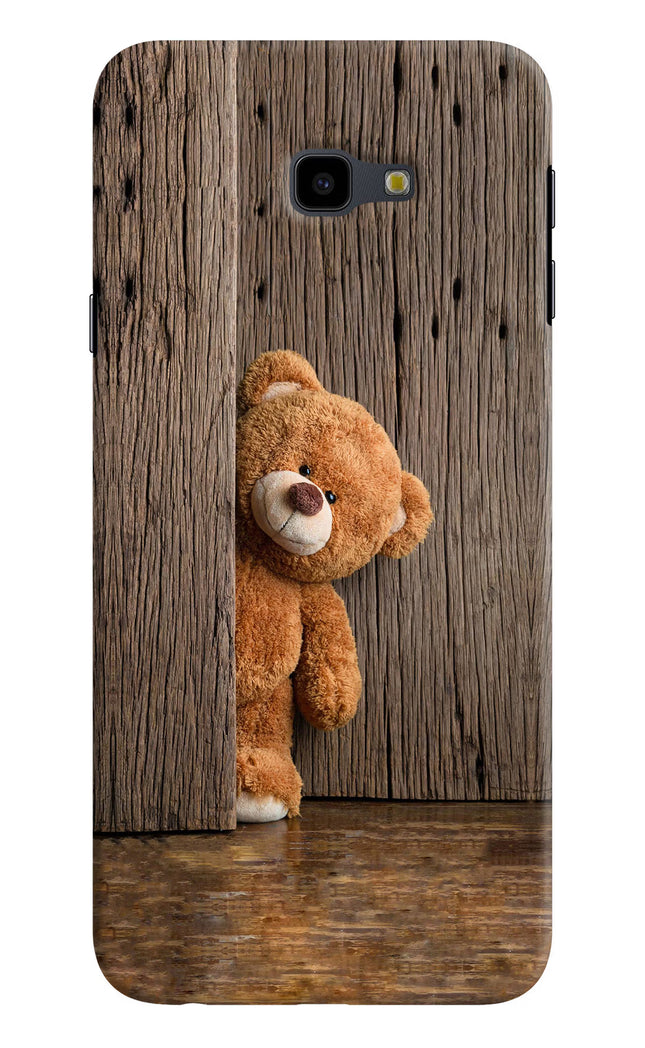 Teddy Wooden Samsung J4 Plus Hard Case Back Cover by Casekaro