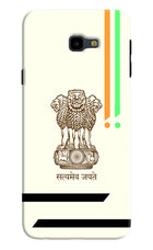 Satyamev Jayate Brown Logo Samsung J4 Plus Hard Case Back Cover by Casekaro