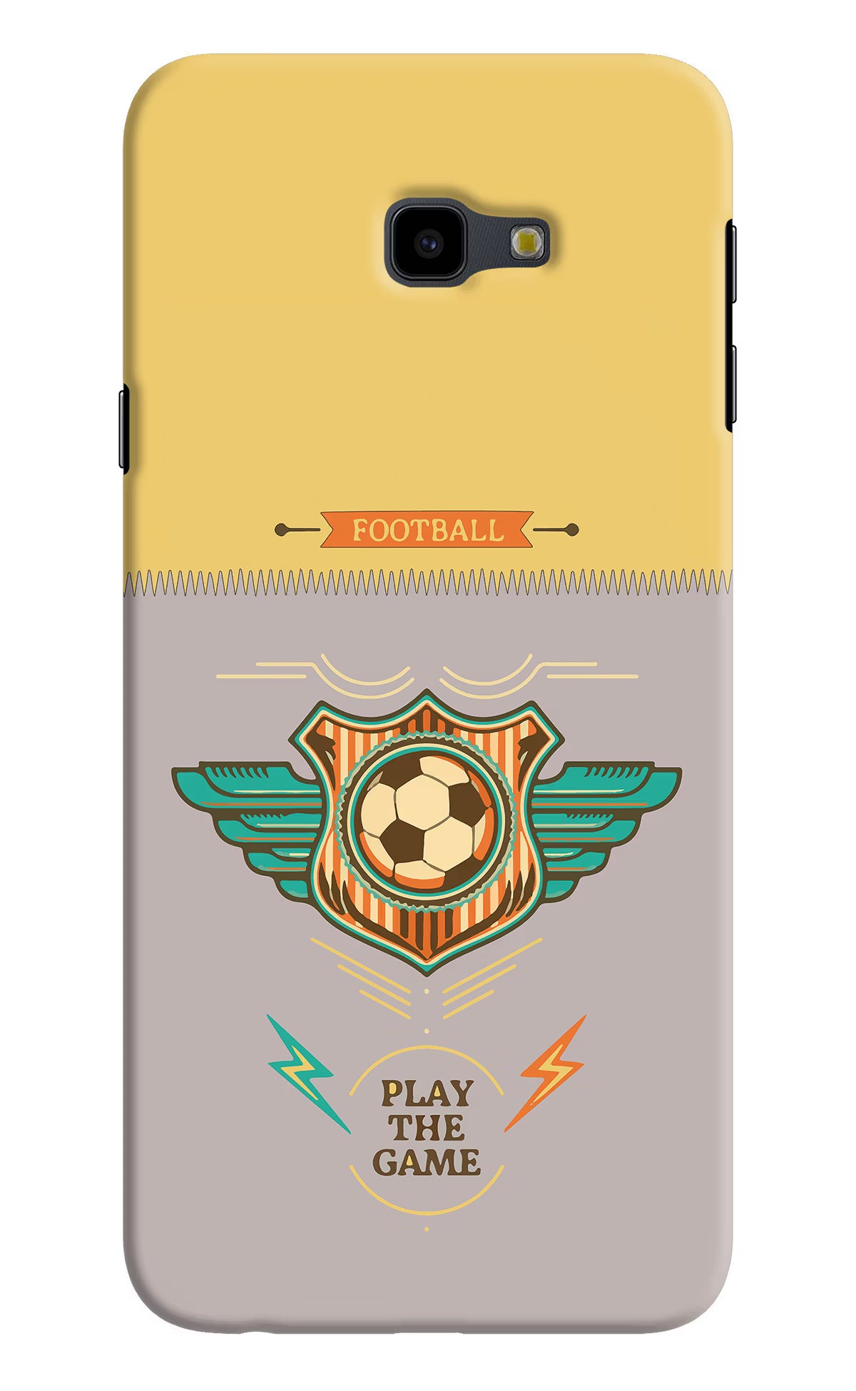 Football Samsung J4 Plus Hard Case Back Cover by Casekaro