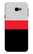 Tri Color Pattern Samsung J4 Plus Hard Case Back Cover by Casekaro
