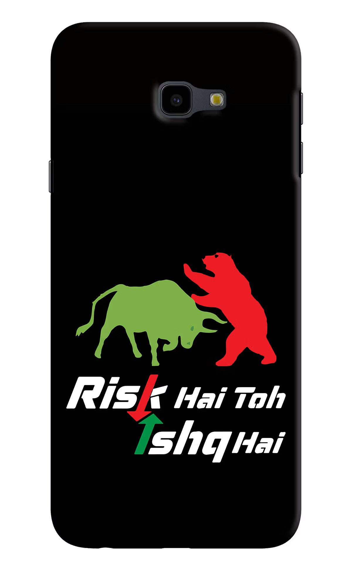 Risk Hai Toh Ishq Hai Samsung J4 Plus Hard Case Back Cover by Casekaro