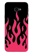 Fire Flames Samsung J4 Plus Hard Case Back Cover by Casekaro
