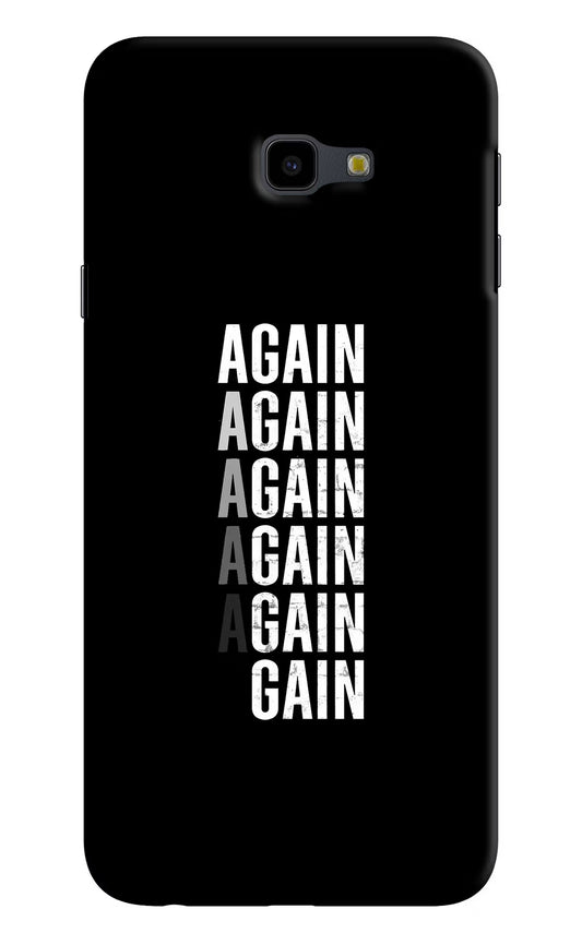 Again Again Gain Samsung J4 Plus Hard Case Back Cover by Casekaro