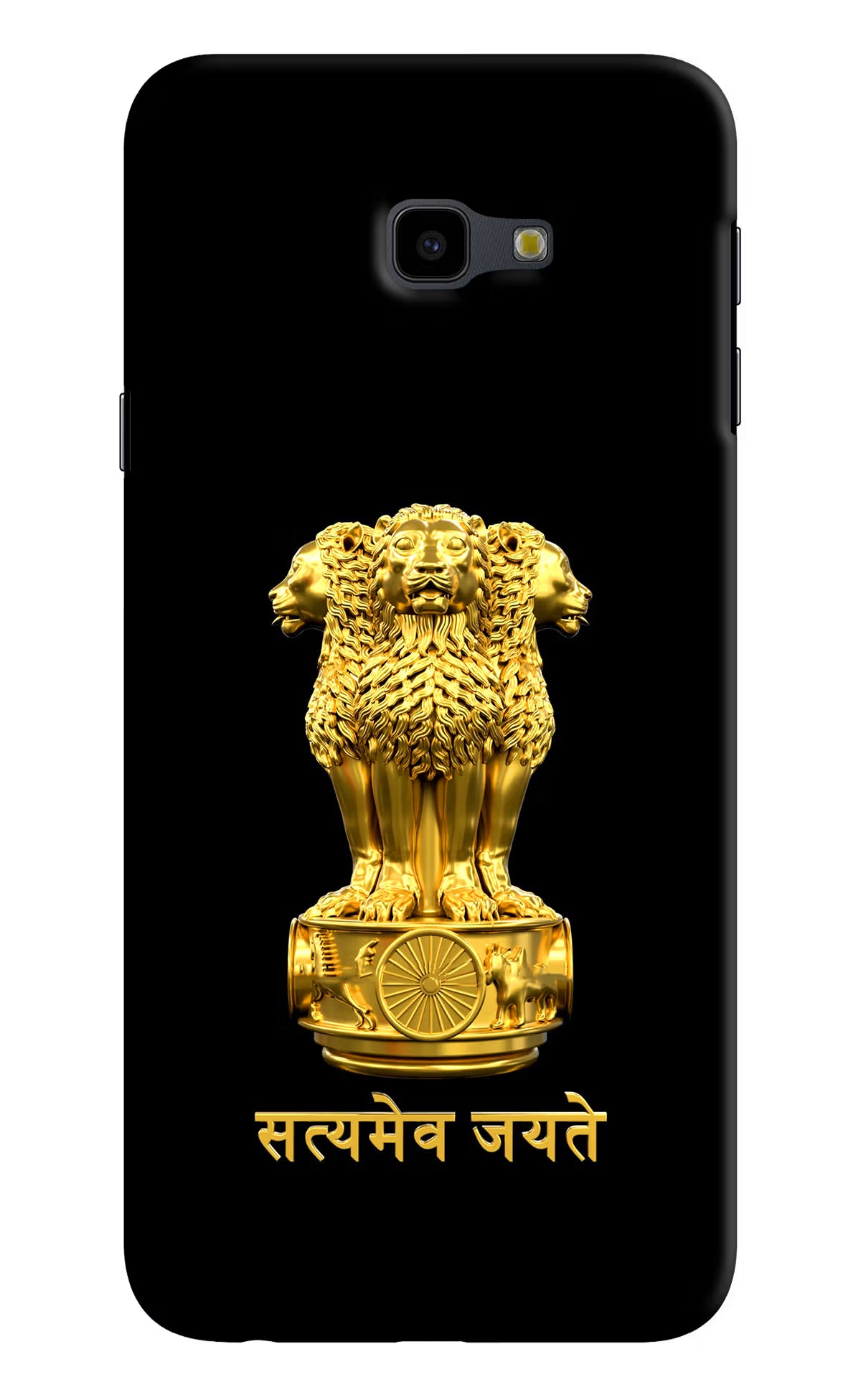 Satyamev Jayate Golden Samsung J4 Plus Hard Case Back Cover by Casekaro