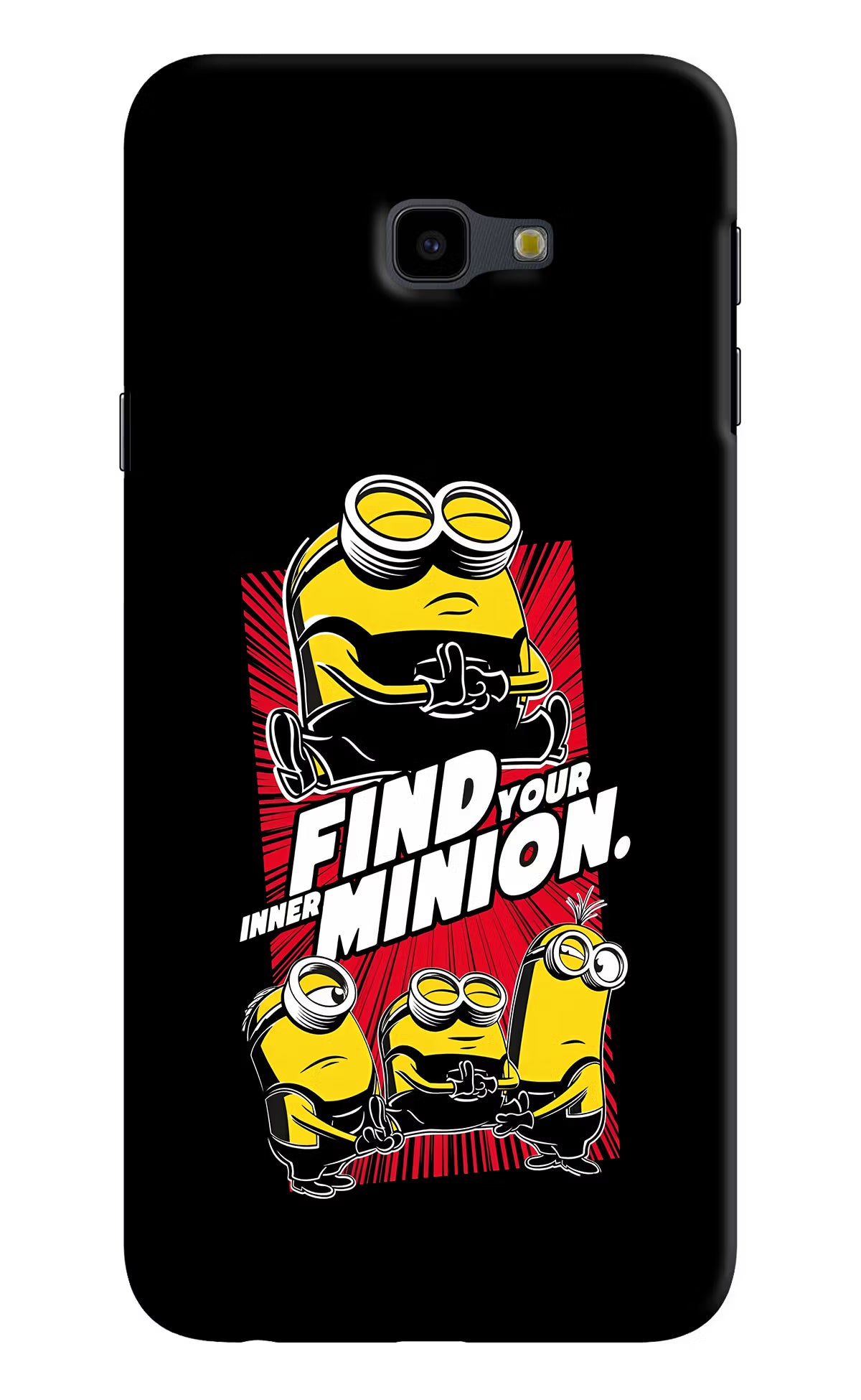 Find your inner Minion Samsung J4 Plus Hard Case Back Cover by Casekaro