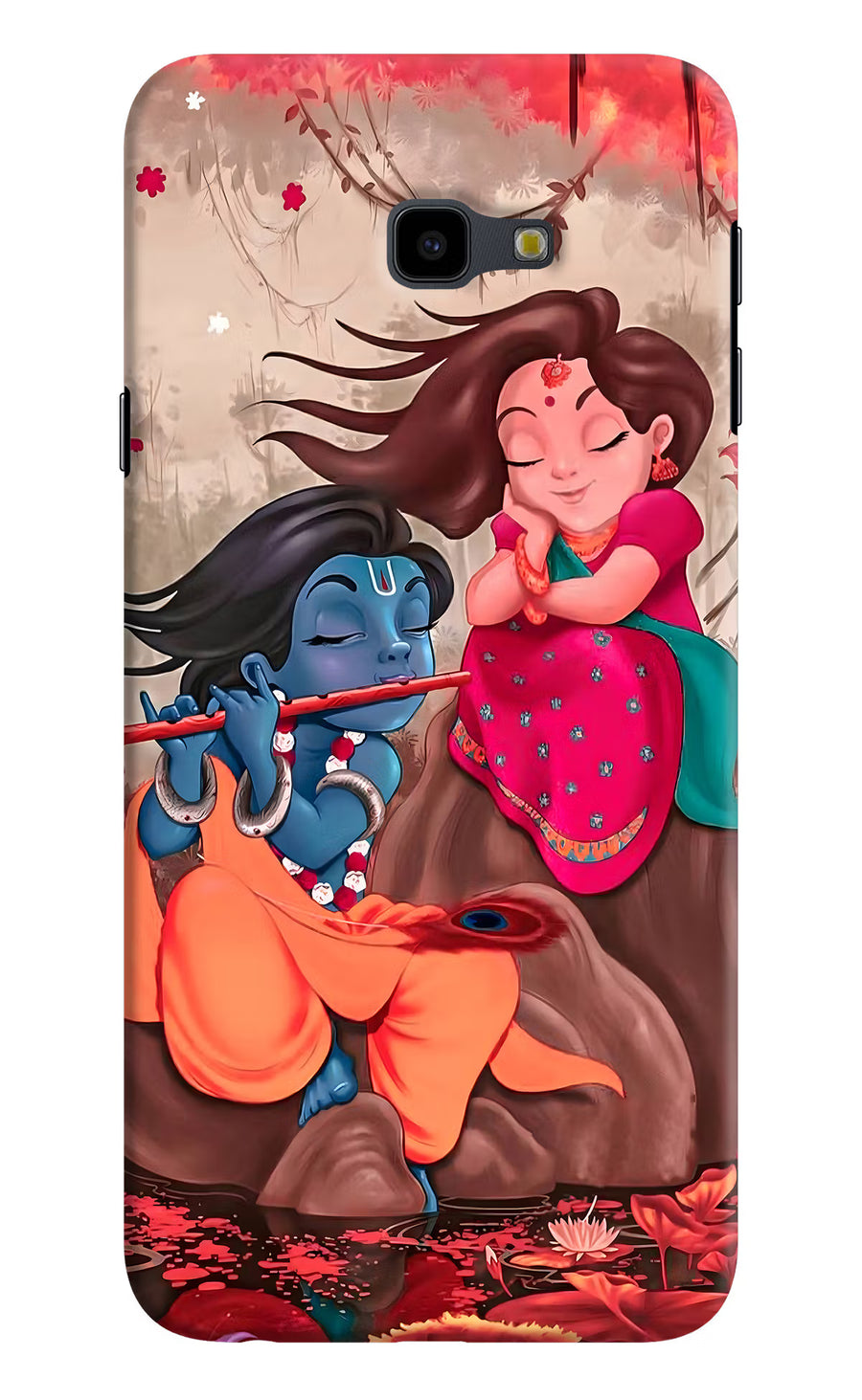 Radhe Krishna Samsung J4 Plus Back Cover, Hard case