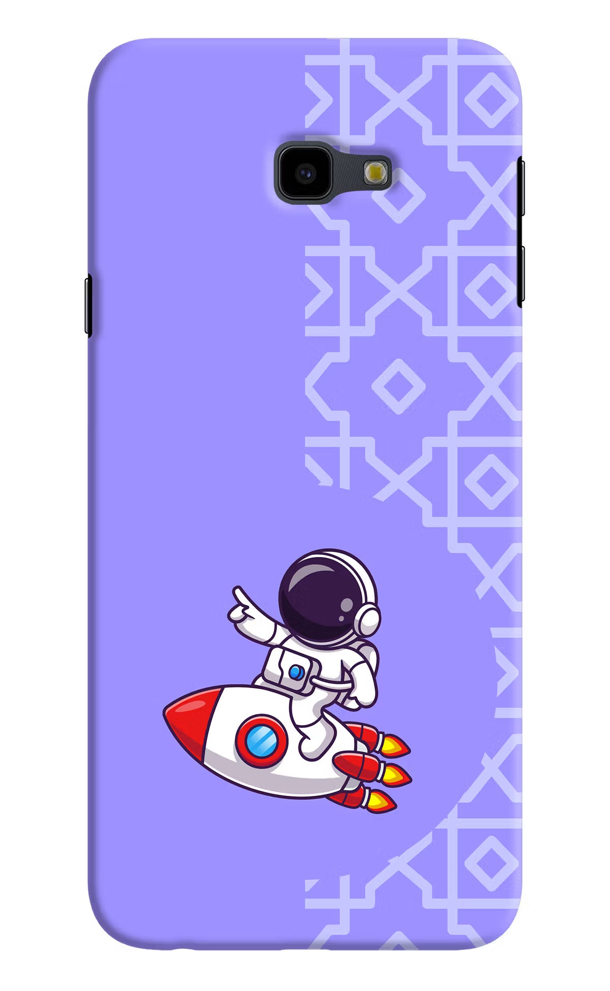 Cute Astronaut Samsung J4 Plus Hard Case Back Cover by Casekaro