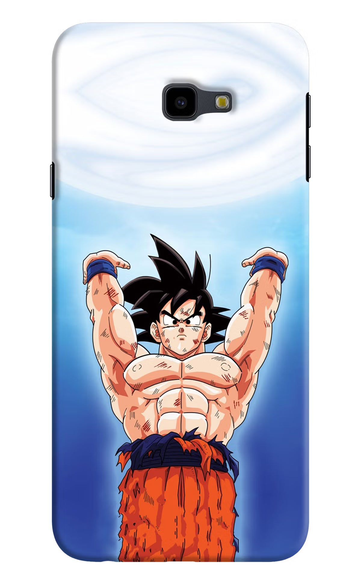 Goku Power Samsung J4 Plus Hard Case Back Cover by Casekaro