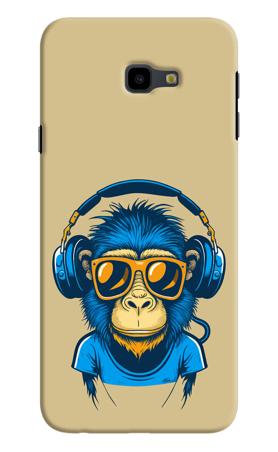 Monkey Headphone Samsung J4 Plus Back Cover, Hard case