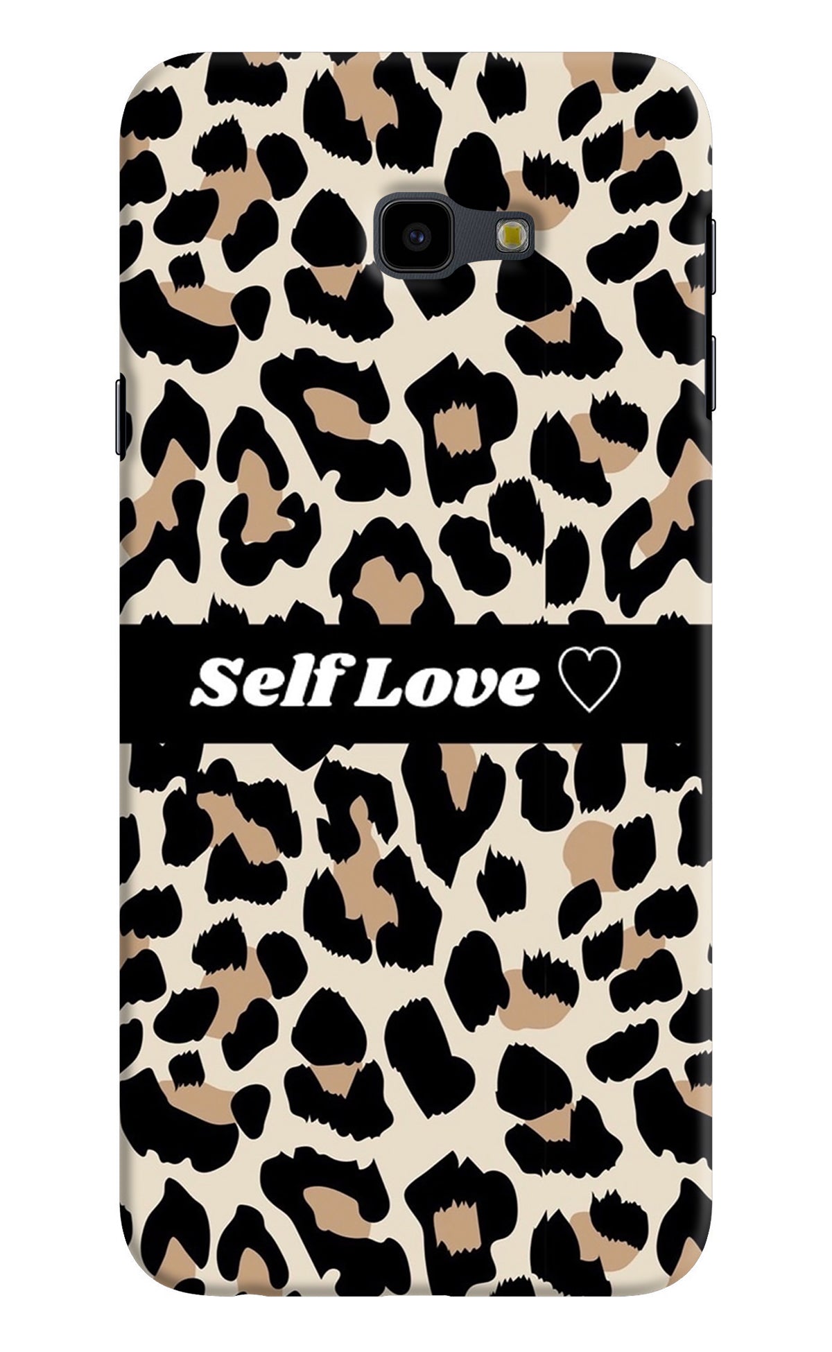 Leopard Print Self Love Samsung J4 Plus Back Cover