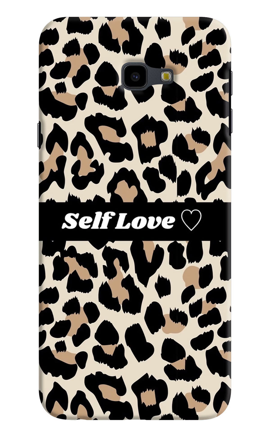 Leopard Print Self Love Samsung J4 Plus Back Cover, Hard case