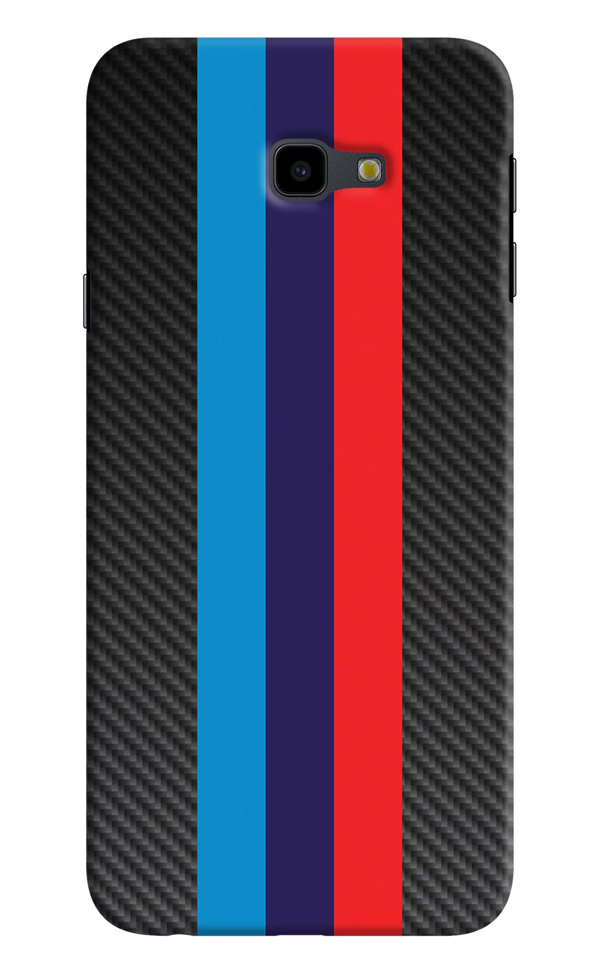 BMW Stripes Pattern Samsung J4 Plus Hard Case Back Cover by Casekaro