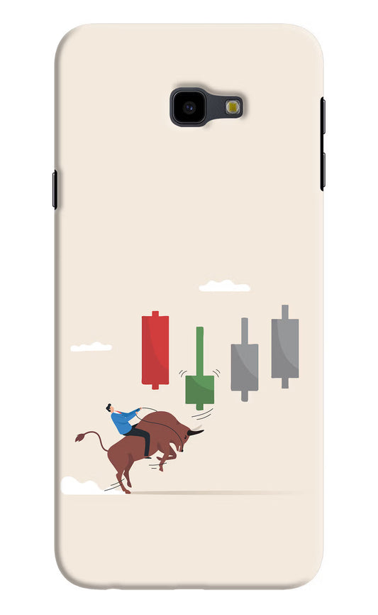Bull Trading Momentum Samsung J4 Plus Hard Case Back Cover by Casekaro