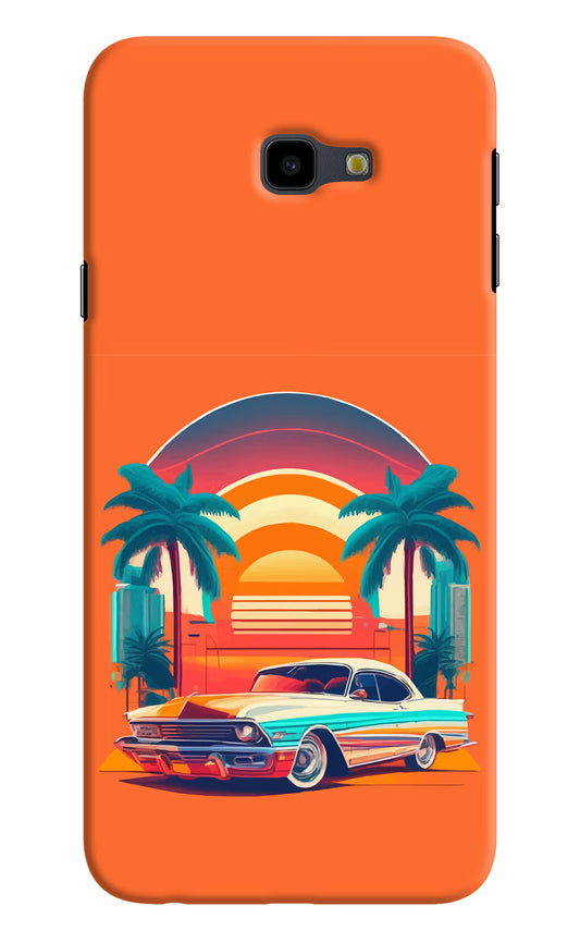 Palm Drive 80s Samsung J4 Plus Hard Case Back Cover by Casekaro