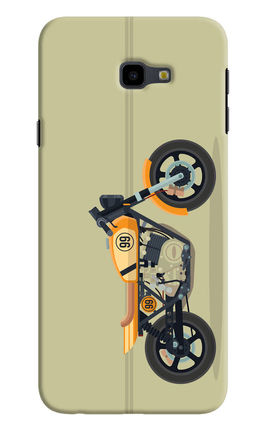 Vertical Speedster Samsung J4 Plus Hard Case Back Cover by Casekaro