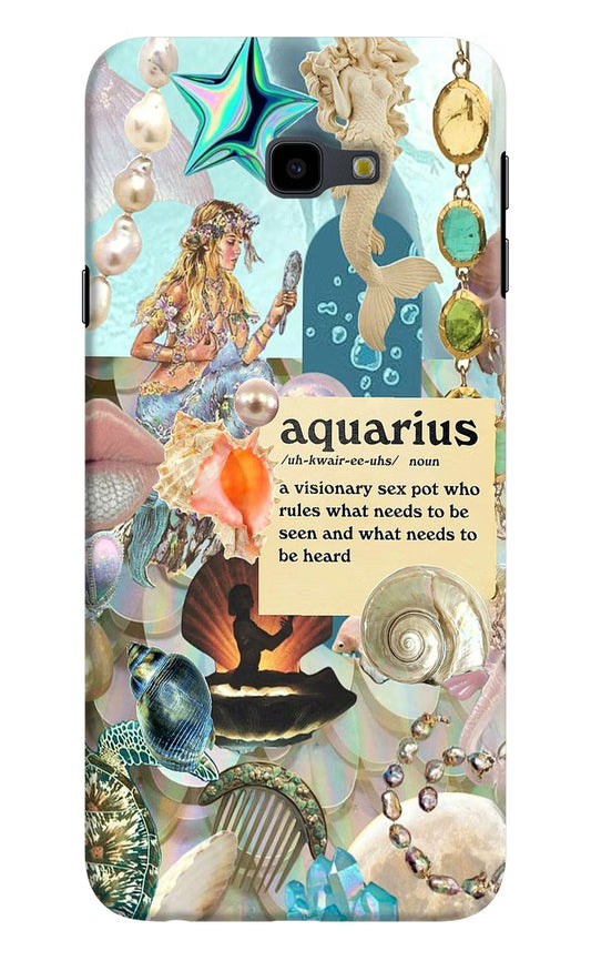 Aquarius Zodiac Samsung J4 Plus Hard Case Back Cover by Casekaro