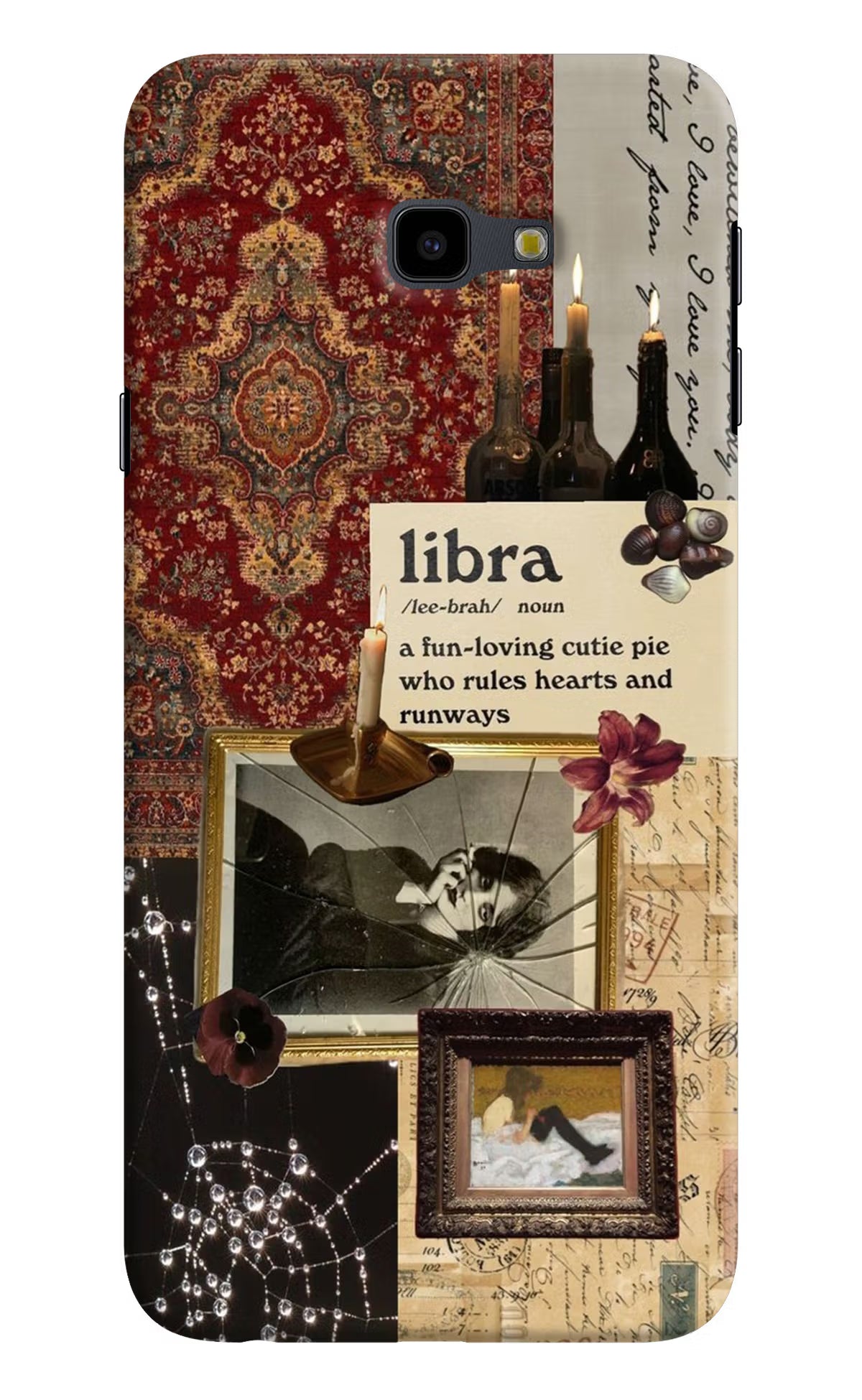 Libra Zodiac Samsung J4 Plus Hard Case Back Cover by Casekaro