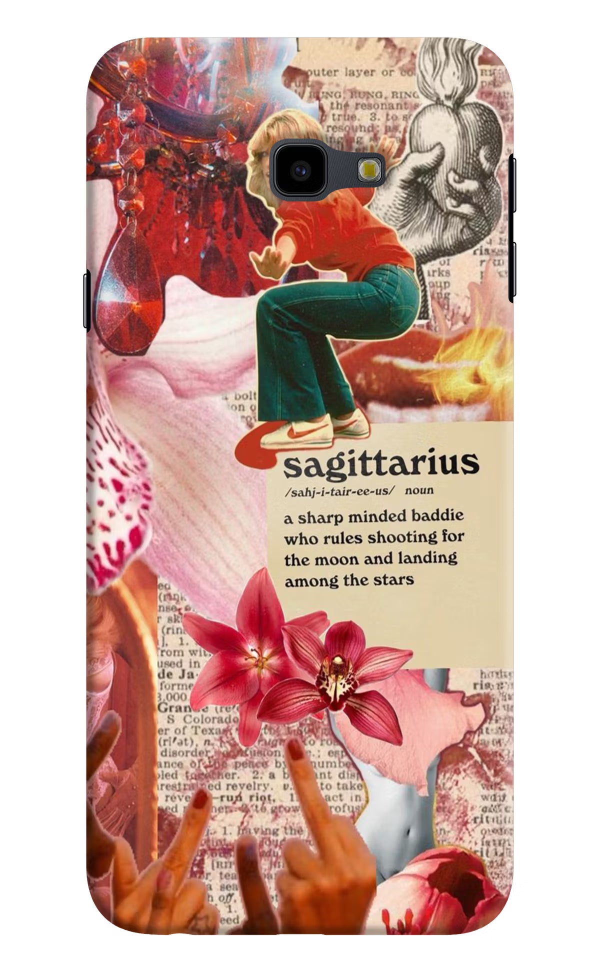 Sagittarius Zodiac Samsung J4 Plus Hard Case Back Cover by Casekaro