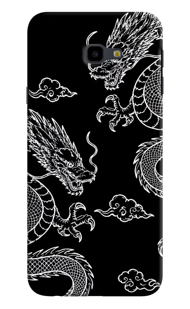 Twin Dragons Samsung J4 Plus Hard Case Back Cover by Casekaro