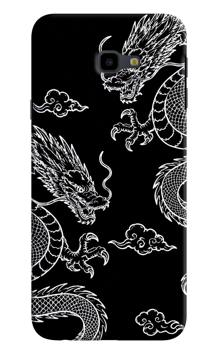 Twin Dragons Samsung J4 Plus Back Cover, Hard case
