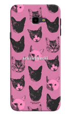 Pink Cats Samsung J4 Plus Hard Case Back Cover by Casekaro