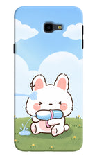 Bunny Treat Samsung J4 Plus Hard Case Back Cover by Casekaro