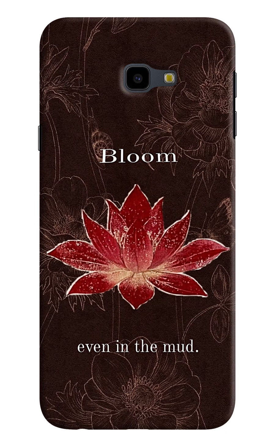Bloom Samsung J4 Plus Back Cover, Hard case