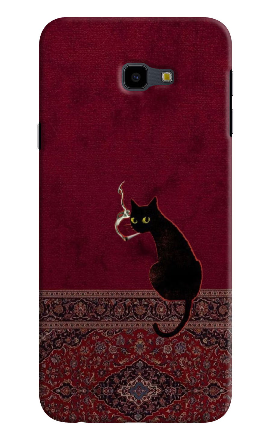 Midnight Cat Samsung J4 Plus Back Cover, Hard case