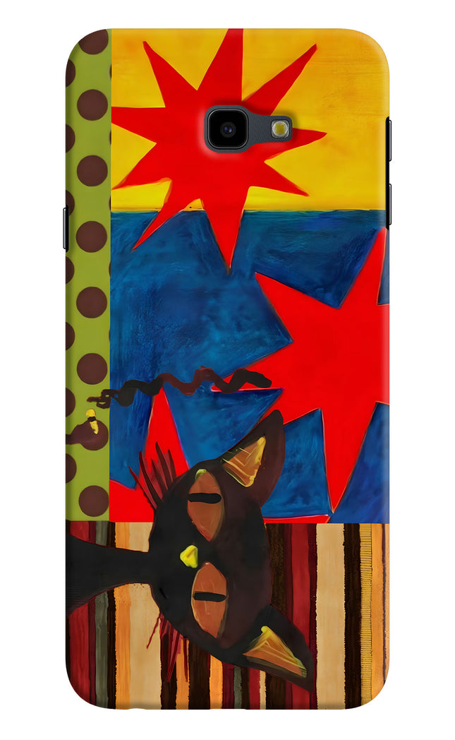 Pop Cat Samsung J4 Plus Hard Case Back Cover by Casekaro