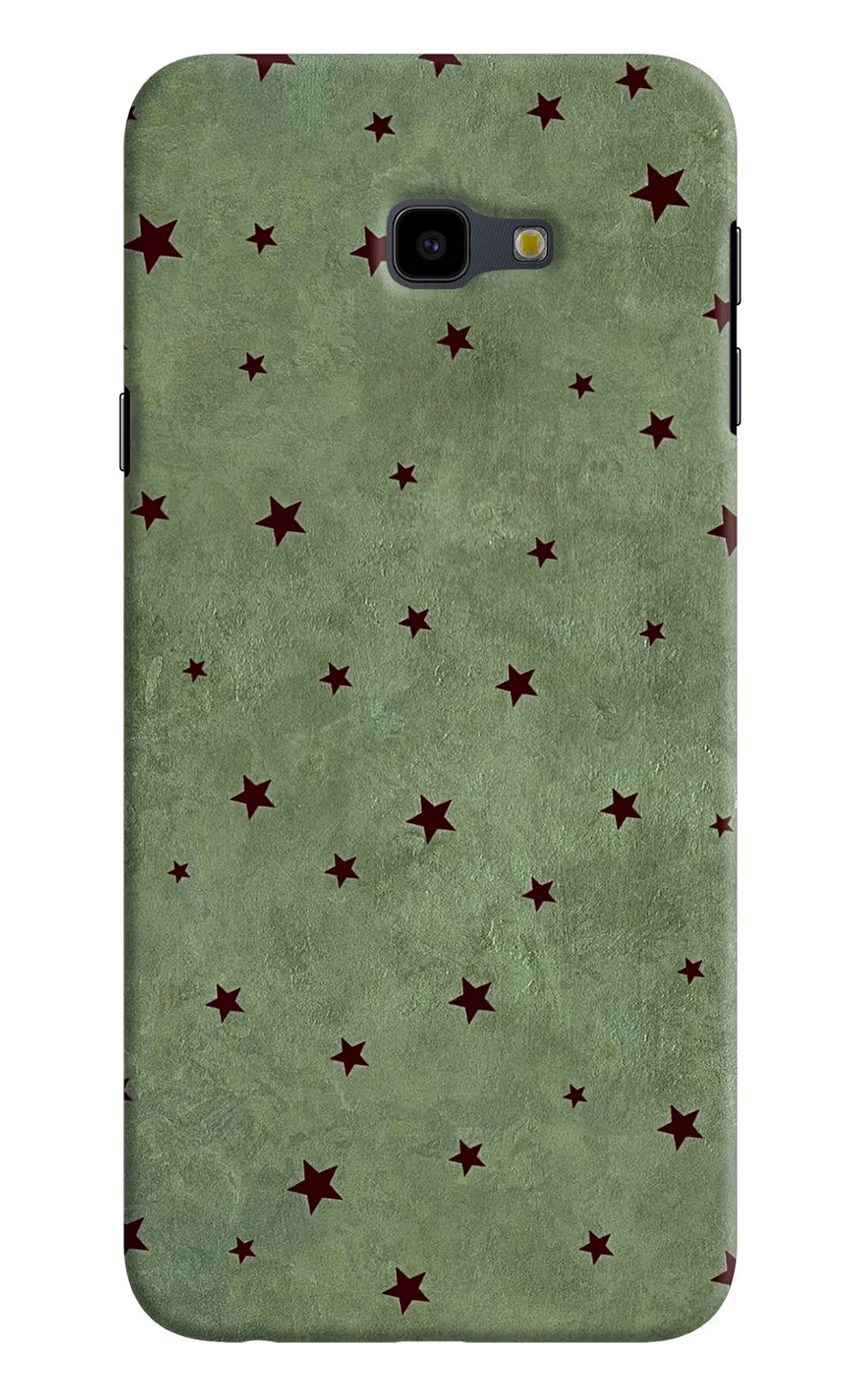 Green Stars Samsung J4 Plus Back Cover, Hard case